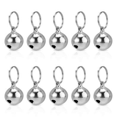 Jingle Bells Pet Collar Charms (10-Pack)