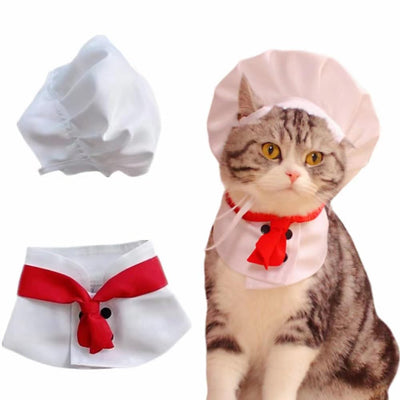 Chef Hat & Bandana Costume Set