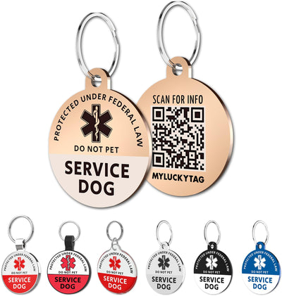 Stainless Steel QR Pet ID Tag