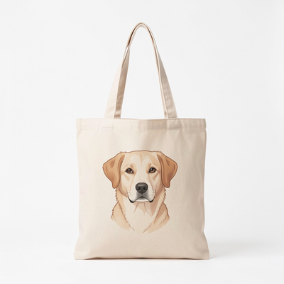 Custom Pet Portrait Tote Bag - Carry Your Best Friend